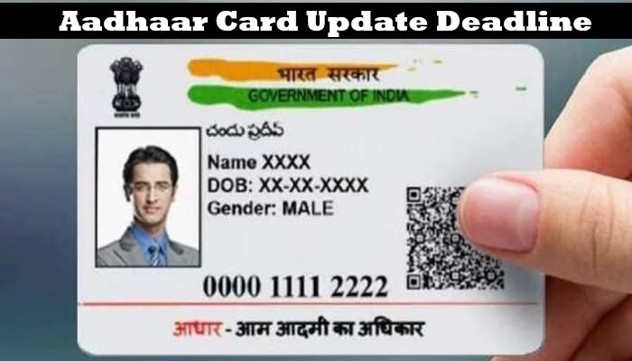 Aadhaar Card Update Deadline