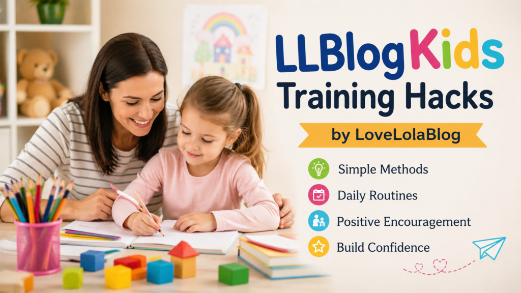 LLBlogKids Training Hacks by LoveLolaBlog