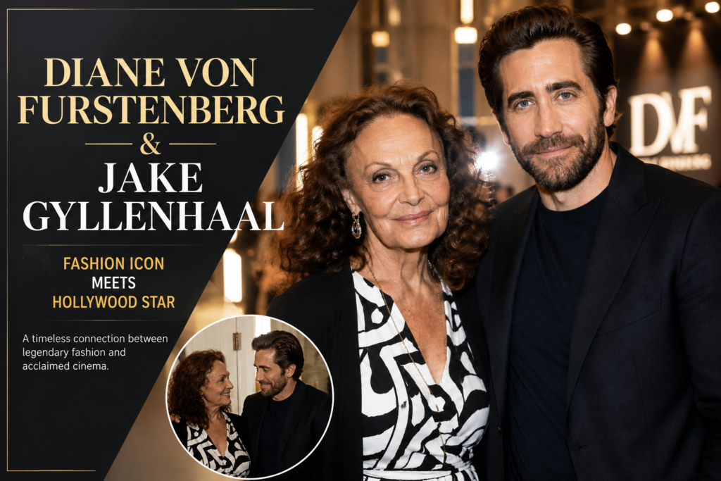 Diane von Furstenberg and Jake Gyllenhaal